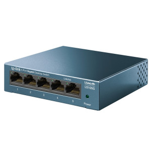 TP-Link LS105G Não-gerido Gigabit Ethernet (10 100 1000) Azul 2