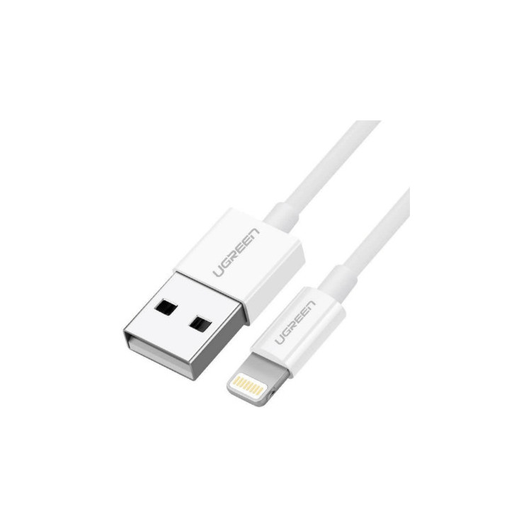 Ugreen cable USB 2.0 A lightning 2m, 5V 2.4A iPhone 7   7plus   6S  6   6 Plus, iPhone 5s 5c 5, iPad Mini Mini 2, iPad 1 m