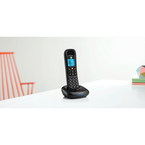 Motorola CD4001 Telefone DECT Identificação de chamadas Preto 2