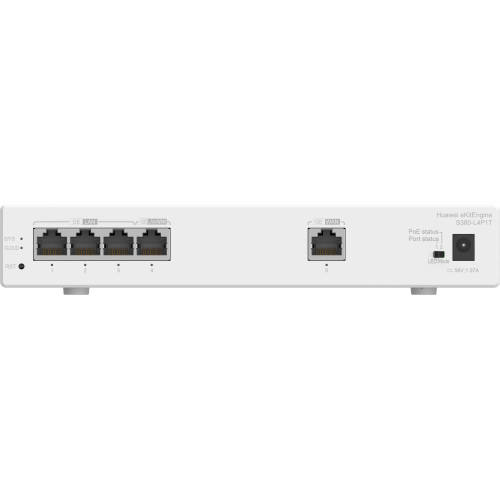 HUAWEI eKit S380 Series S380-L4P1T Gerido Gigabit Ethernet (10 100 1000) Power over Ethernet (PoE) 1U Cinzento HUAWEI eKit S380 Series S380-L4P1T Gerido Gigabit Ethernet (10 100 1000) Power over Ethernet (PoE) 1U Cinzento