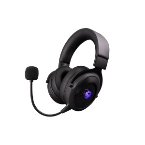 Deep Gaming RGB G01 PRO Auscultadores Com fios e sem fios Fita de cabeça Jogos USB Type-C Preto