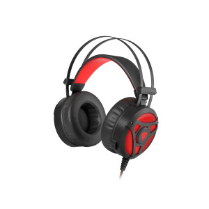 GENESIS Neon 360 Auscultadores Com fios Fita de cabeça Jogos Preto, Vermelho 2
