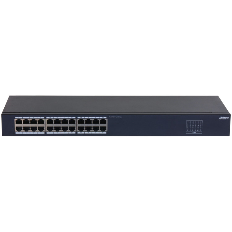 Dahua Technology SF1024 Não-gerido L2 Fast Ethernet (10 100) Preto