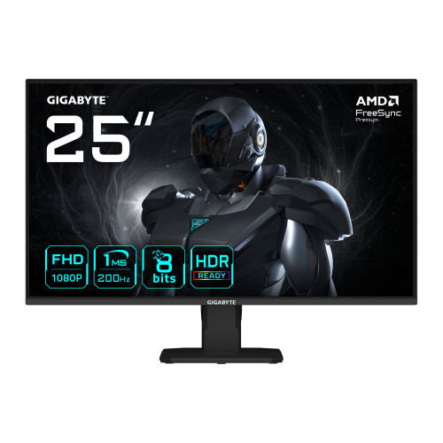 GIGABYTE GS25F2 monitor de ecrã 62,2 cm (24.5") 1920 x 1080 pixels Full HD LED Preto GIGABYTE GS25F2 monitor de ecrã 62,2 cm (24.5") 1920 x 1080 pixels Full HD LED Preto