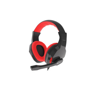 GENESIS Argon 110 Auscultadores Com fios Fita de cabeça Jogos Preto, Vermelho
