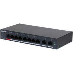 Dahua Technology DH-CS4010-8ET-110 switch de rede Gerido L2 Fast Ethernet (10 100) Power over Ethernet (PoE) Preto