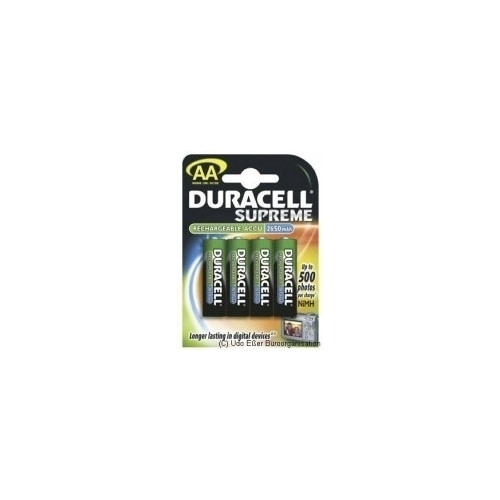 Duracell HR6 AA 4-pack Bateria recarregável Hidreto metálico de níquel Duracell HR6 AA 4-pack Bateria recarregável Hidreto metálico de níquel