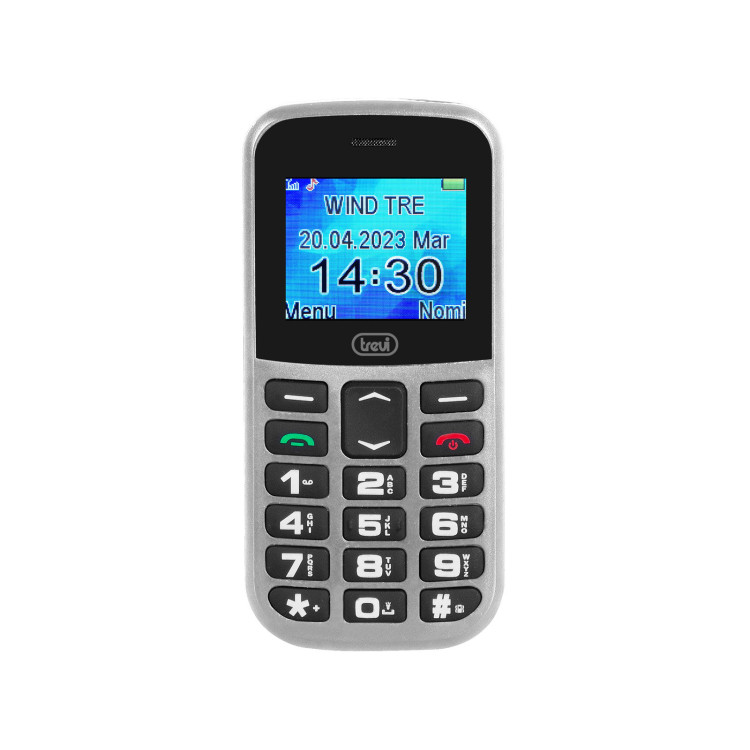 Trevi Max 20 4,5 cm (1.77") 160 g Prateado Telefone para idosos