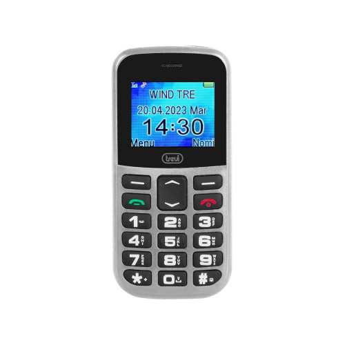 Trevi Max 20 4,5 cm (1.77") 160 g Prateado Telefone para idosos Trevi Max 20 4,5 cm (1.77") 160 g Prateado Telefone para idosos