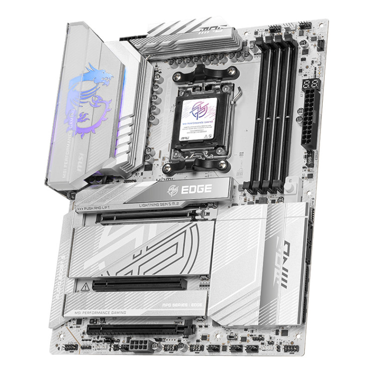 MSI MPG X870E EDGE TI WIFI motherboard AMD X870E Ranhura AM5 ATX