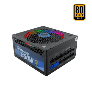 CoolBox RGB-850 Rainbow fonte de alimentação 850 W 20+4 pin ATX ATX Preto