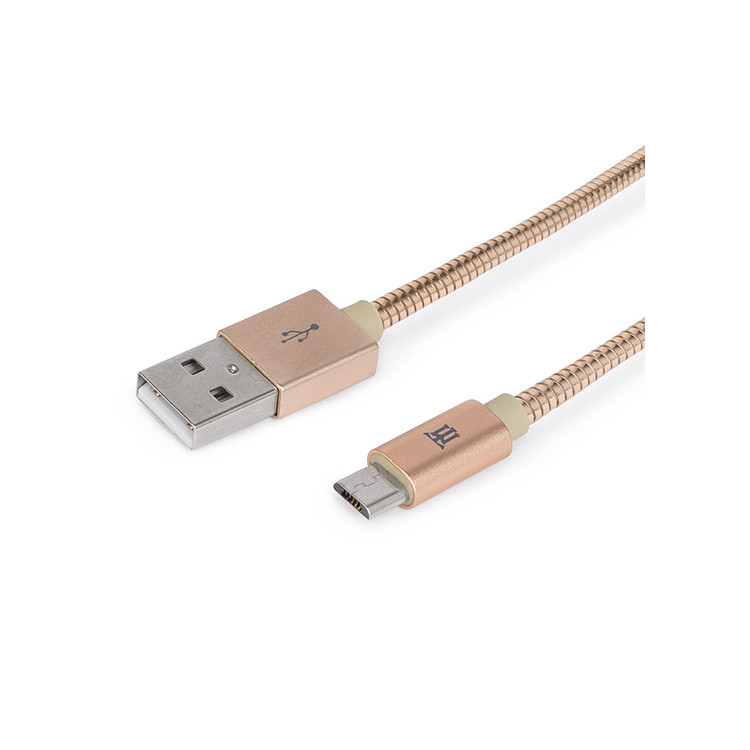 Maillon Technologique Premium MTPMUMG241 cabo USB USB 2.0 1 m USB A Micro-USB B Dourado