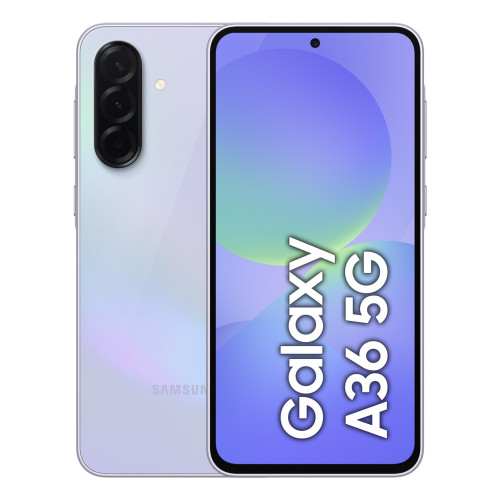 Samsung Galaxy A36 5G 17 cm (6.7") Dual SIM Android 15 USB Type-C 6 GB 128 GB 5000 mAh Lavanda Samsung Galaxy A36 5G 17 cm (6.7") Dual SIM Android 15 USB Type-C 6 GB 128 GB 5000 mAh Lavanda