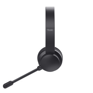 Trust Ayda Auscultadores Com fios e sem fios Fita de cabeça Chamadas Música USB Type-C Bluetooth Preto 2