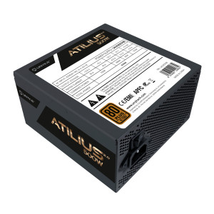 UNYKAch ATX Atilius 2.0 Black 500W 80+ Bronze fonte de alimentação 20+4 pin ATX Preto 2