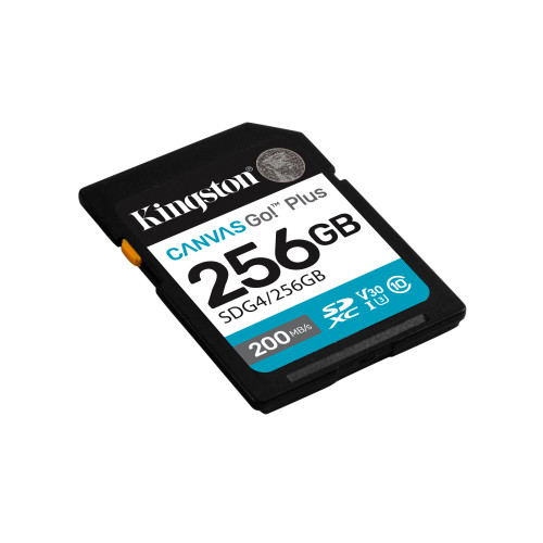 Kingston Technology Canvas Go! Plus 256 GB SDXC UHS-I Classe 10 Kingston Technology Canvas Go! Plus 256 GB SDXC UHS-I Classe 10