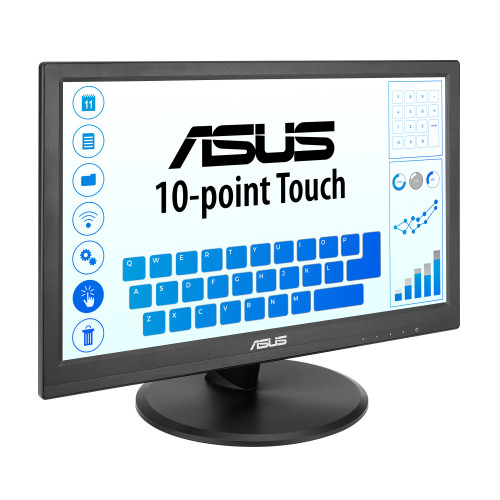 ASUS Touch VT169HE monitor de ecrã 39,6 cm (15.6") 1920 x 1080 pixels Full HD LED Ecrã táctil Tampo de mesa Preto ASUS Touch VT169HE monitor de ecrã 39,6 cm (15.6") 1920 x 1080 pixels Full HD LED Ecrã táctil Tampo de mesa Preto