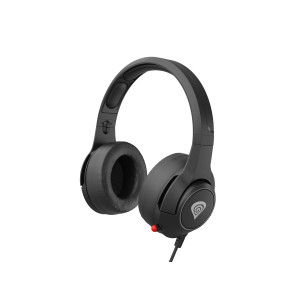 GENESIS Argon 600 Auscultadores Com fios Fita de cabeça Jogos Preto, Vermelho