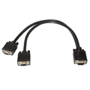 AISENS A113-0081 cabo VGA 0,45 m VGA (D-Sub) 2 x VGA (D-Sub) Preto 2