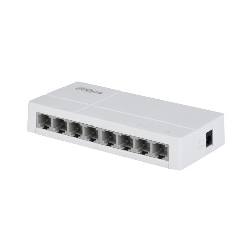 Dahua Technology PoE DH-SF1008L switch de rede Não-gerido Fast Ethernet (10 100) Power over Ethernet (PoE) PC Cinzento claro Dahua Technology PoE DH-SF1008L switch de rede Não-gerido Fast Ethernet (10 100) Power over Ethernet (PoE) PC Cinzento claro