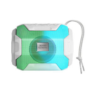 Mars Gaming MSBAXW Altifalante Portátil e ou para festa Coluna portátil estéreo Branco 10 W 2