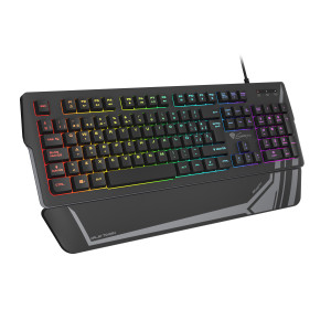 GENESIS Rhod 350 RGB teclado Jogos USB QWERTY Espanhol Preto