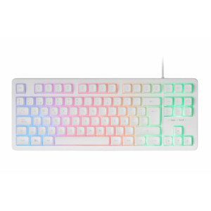 Mars Gaming MK023 teclado Jogos USB QWERTY Espanhol Branco 2
