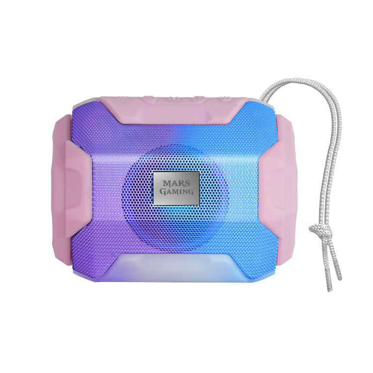 Mars Gaming MSBAXP Altifalante Portátil e ou para festa Coluna portátil estéreo Rosa 10 W