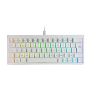 Mars Gaming MKMINIPRO teclado Jogos USB Espanhol Branco
