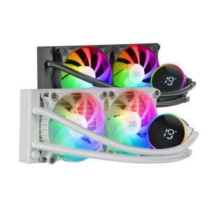 Mars Gaming ML-LCD240 Processador Kit de arrefecimento líquido 12 cm Branco 1 unidade(s) 2