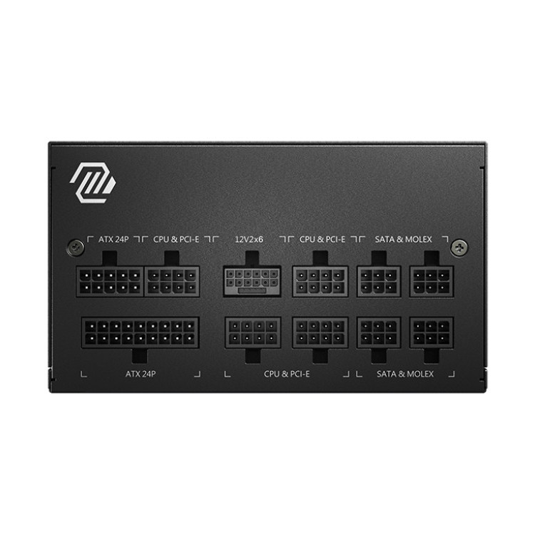 MSI MAG A850GL PCIE5 II fonte de alimentação 850 W 20+4 pin ATX ATX Preto