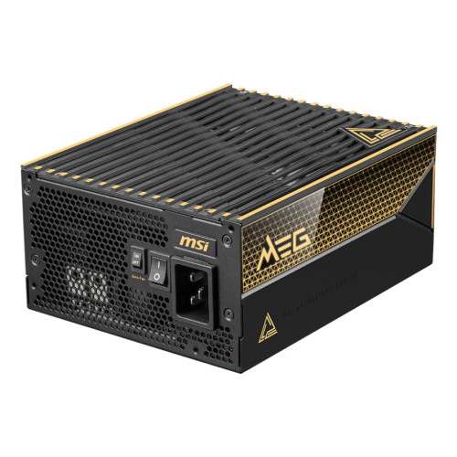 MSI MEG Ai1600T PCIE5 fonte de alimentação 1600 W 24-pin ATX ATX Preto MSI MEG Ai1600T PCIE5 fonte de alimentação 1600 W 24-pin ATX ATX Preto