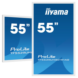 iiyama ProLite TF5539UHSC-W1AG monitor de ecrã 139,7 cm (55") 3840 x 2160 pixels 4K Ultra HD LED Ecrã táctil Multi-utilizador