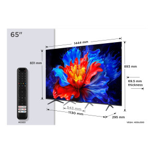TCL P8K 65P8K TV 165,1 cm (65") 4K Ultra HD Smart TV Wi-Fi Metálico 350 cd m² 2