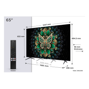 TCL C6K 65C6K TV 165,1 cm (65") 4K Ultra HD Smart TV Wi-Fi Metálico 2