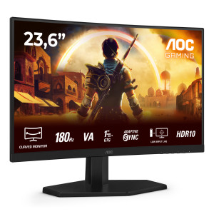 AOC G4 C24G42E monitor de ecrã 59,9 cm (23.6") 1920 x 1080 pixels Full HD LED Preto, Vermelho 2