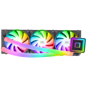 Mars Gaming MLULTRA360 Sistema de Arrefecimento de Computador Processador Kit de arrefecimento líquido 12 cm Preto 1 unidade(s) 2