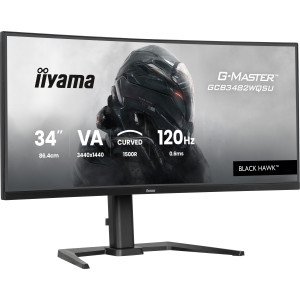 iiyama GCB3482WQSU-B1 monitor de ecrã 86,4 cm (34") 3440 x 1440 pixels UltraWide Quad HD LED Preto