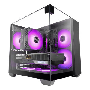 Mars Gaming MC-VISIONM Mini Tower Preto 2