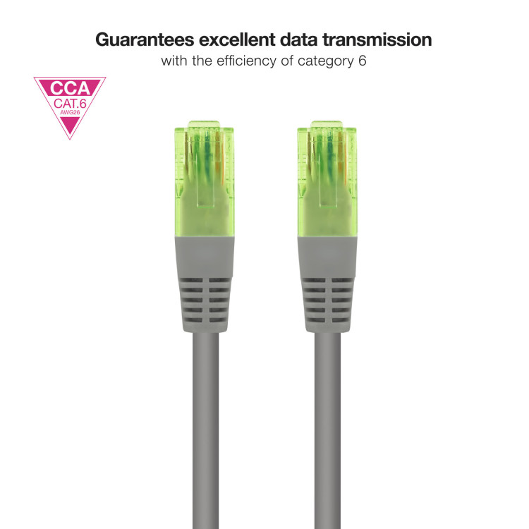 Nanocable 10.20.1400-L30 cabo de rede Cinzento 0,3 m Cat6 U UTP (UTP)