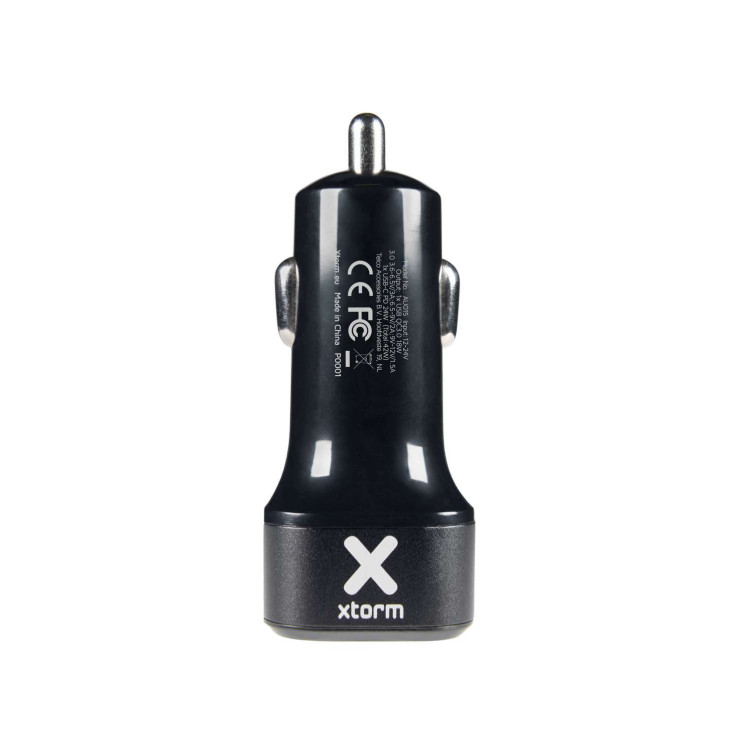 Xtorm AU203 carregador de dispositivos móveis Universal Preto Isqueiro de charuto Carregamento rápido Automático