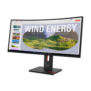 Lenovo ThinkVision T34WD-40 LED display 86,4 cm (34") 3440 x 1440 pixels Wide Quad HD Preto
