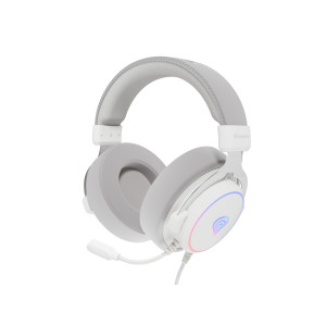 GENESIS Neon 764 Auscultadores Com fios Fita de cabeça Jogos USB Type-A Branco