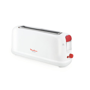 Moulinex LS160111 torradeira 7 1 fatia(s) 1000 W Vermelho, Branco