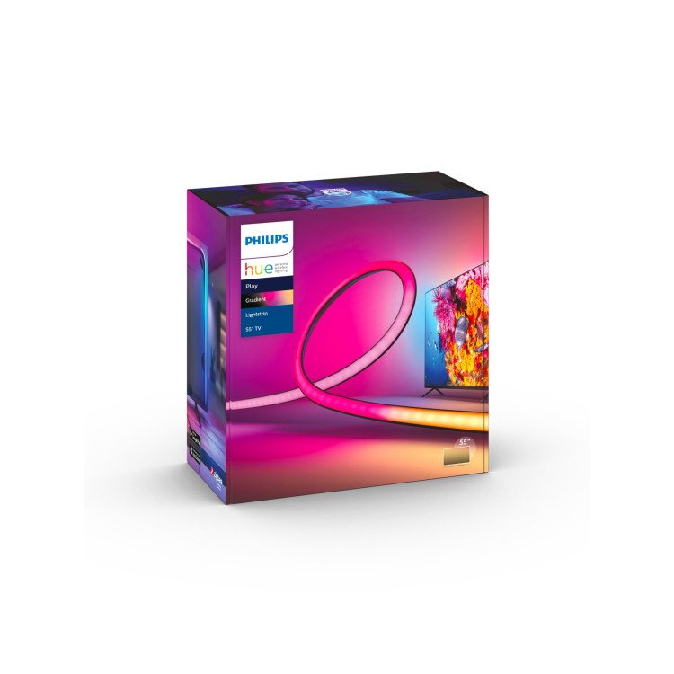 Philips Ambiente branco e colorido Hue Play gradient lightstrip 55"
