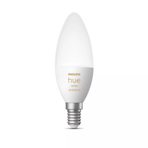 Philips Luz ambiente branca Hue Vela – Lâmpada inteligente E14 2
