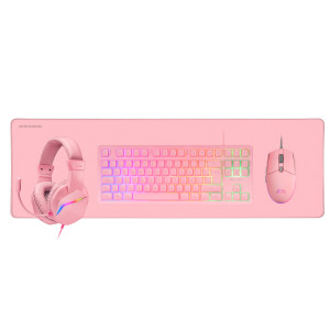 Mars Gaming MCP-RGB3 teclado Rato incluído Jogos USB QWERTY Espanhol Rosa 2