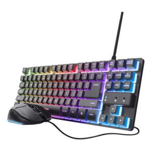 Trust GXT 798 teclado Rato incluído Jogos USB QWERTY Português Preto
