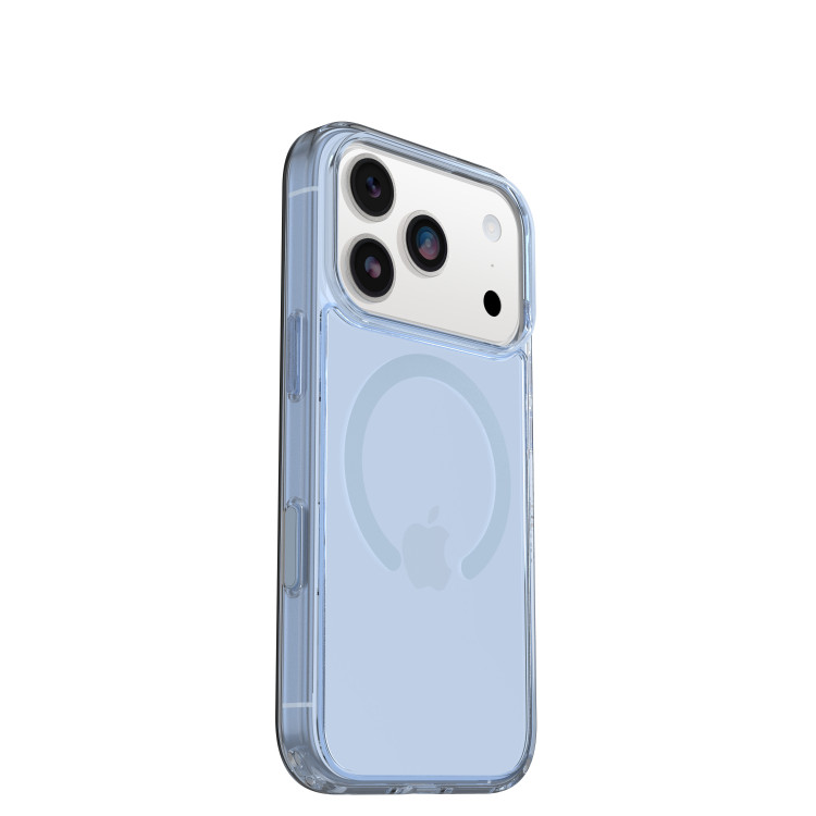 OtterBox Symmetry Clear MagSafe capa para telemóvel 16 cm (6.3") Azul, Transparente