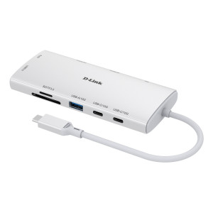 D-Link DUP-A01 hub de interface USB 3.2 Gen 1 (3.1 Gen 1) Type-C 10000 Mbit s Branco